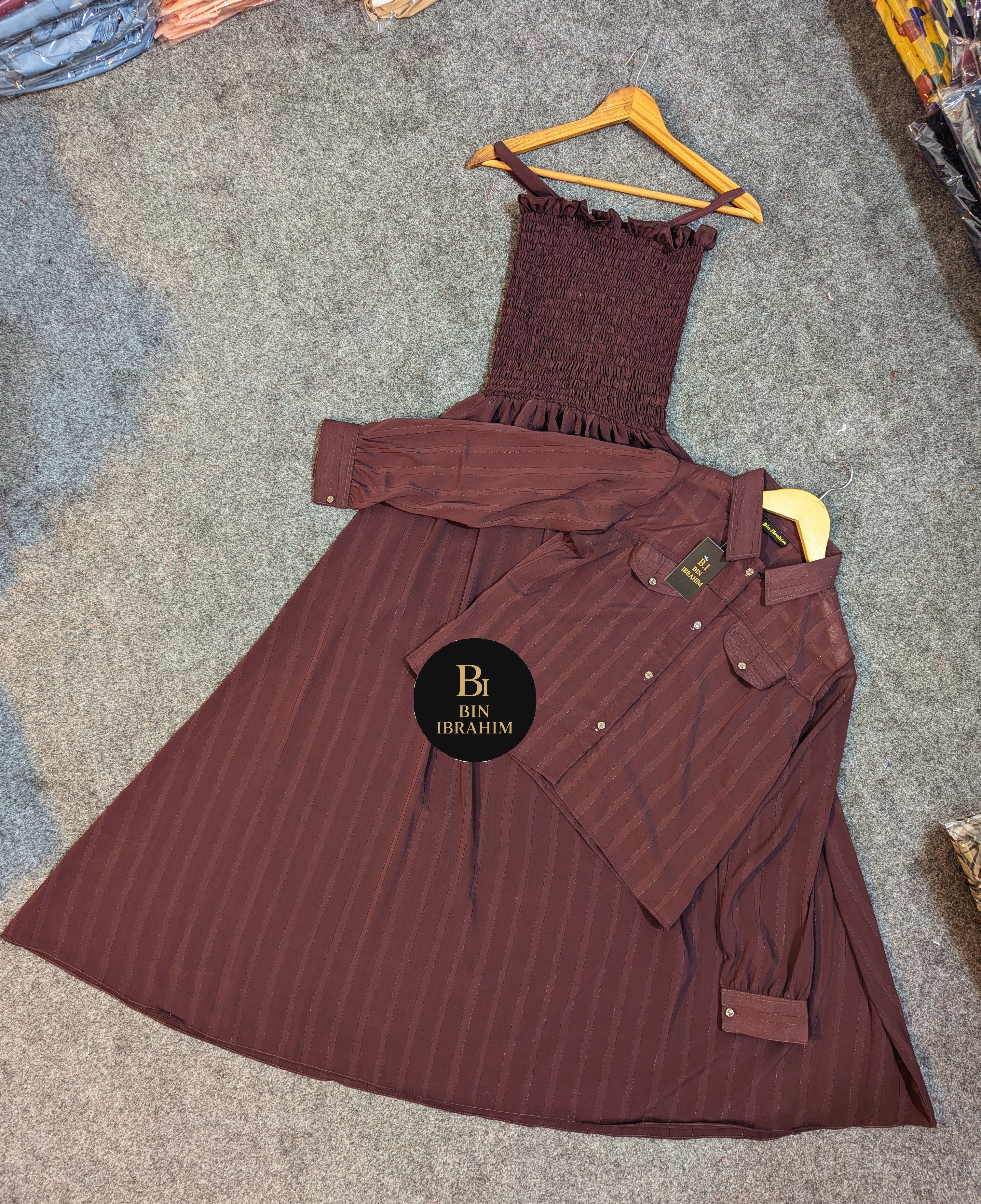 Smoking Jacket Maxi Line
