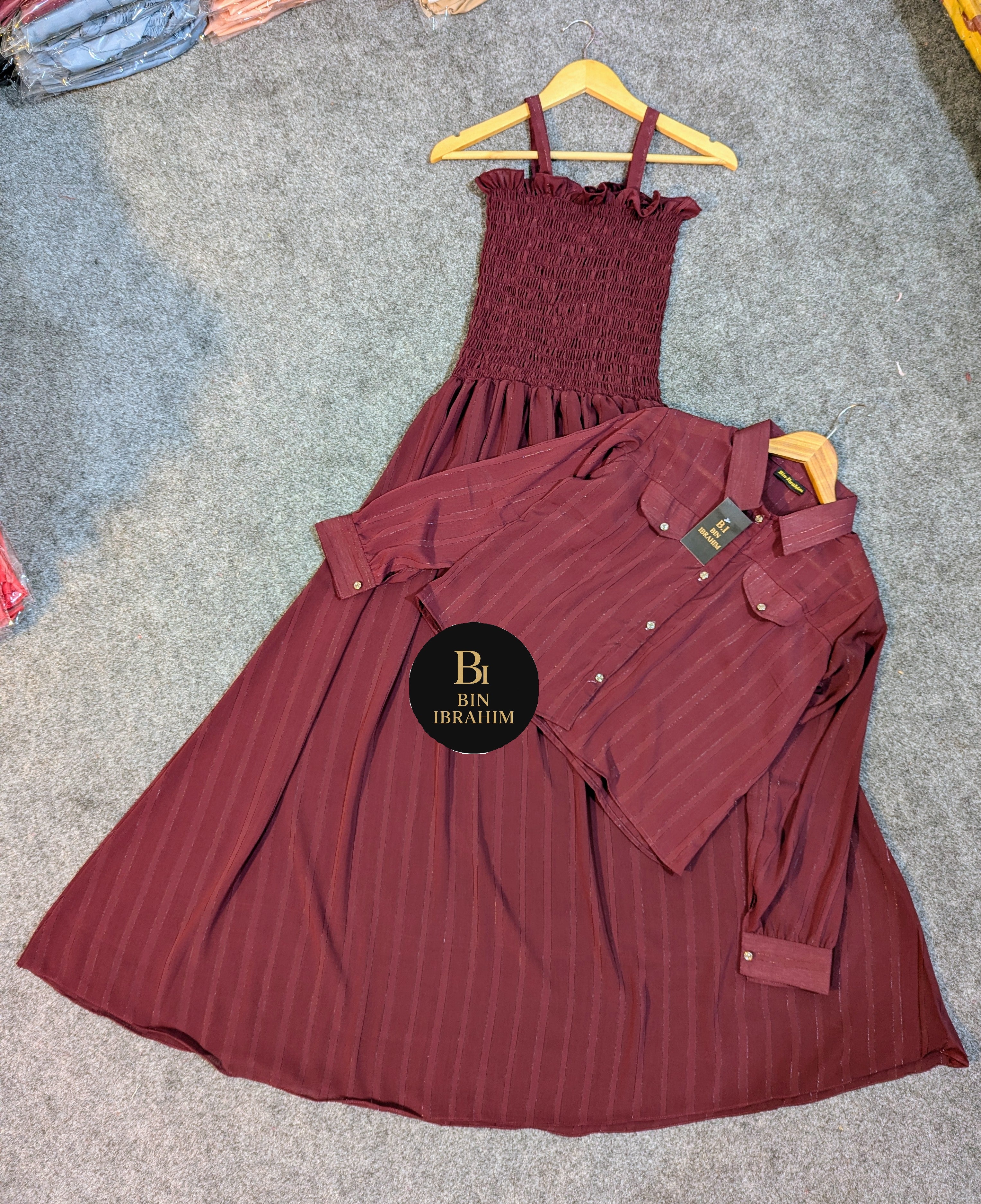 Smoking Jacket Maxi Line