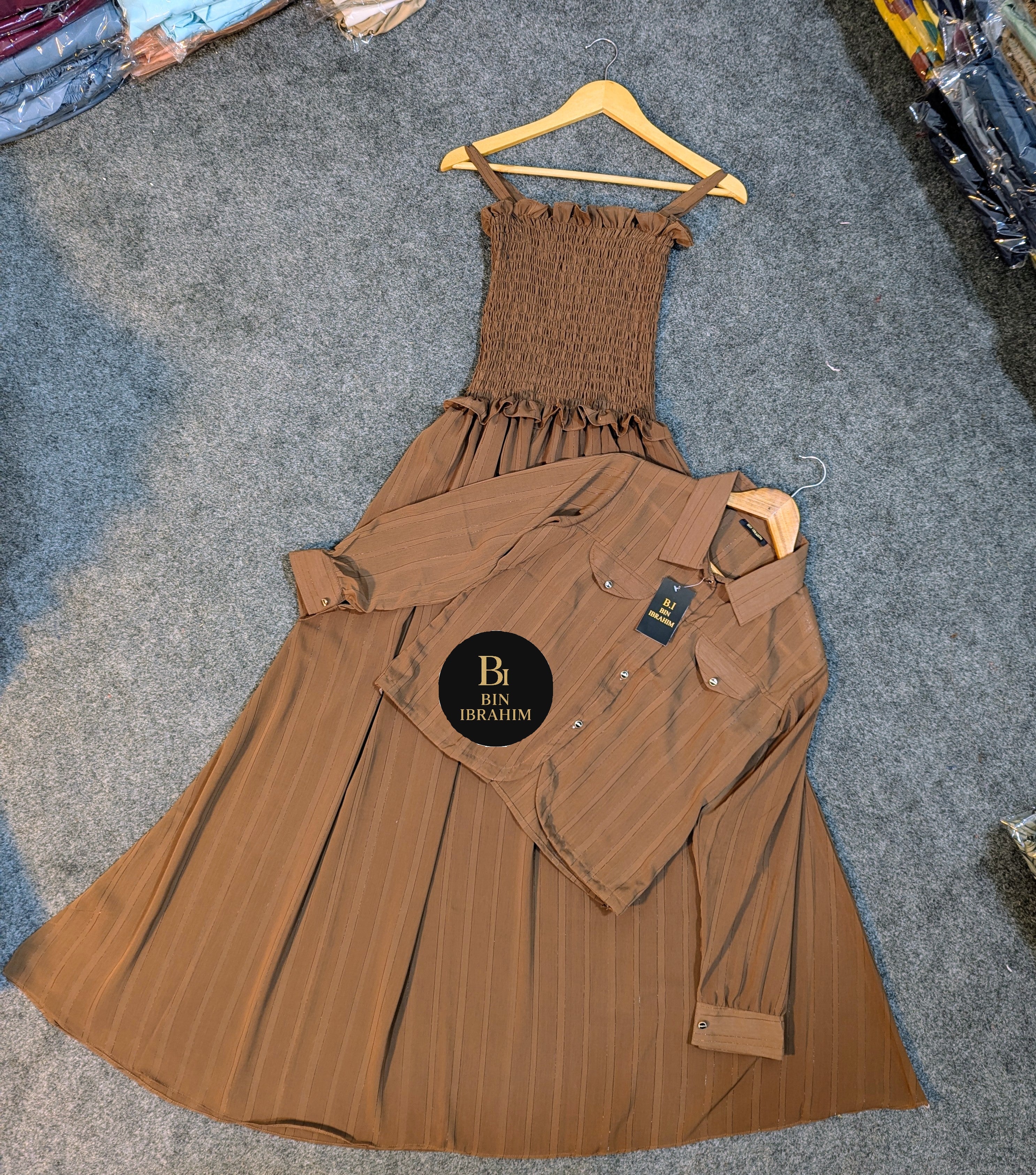 Smoking Jacket Maxi Line