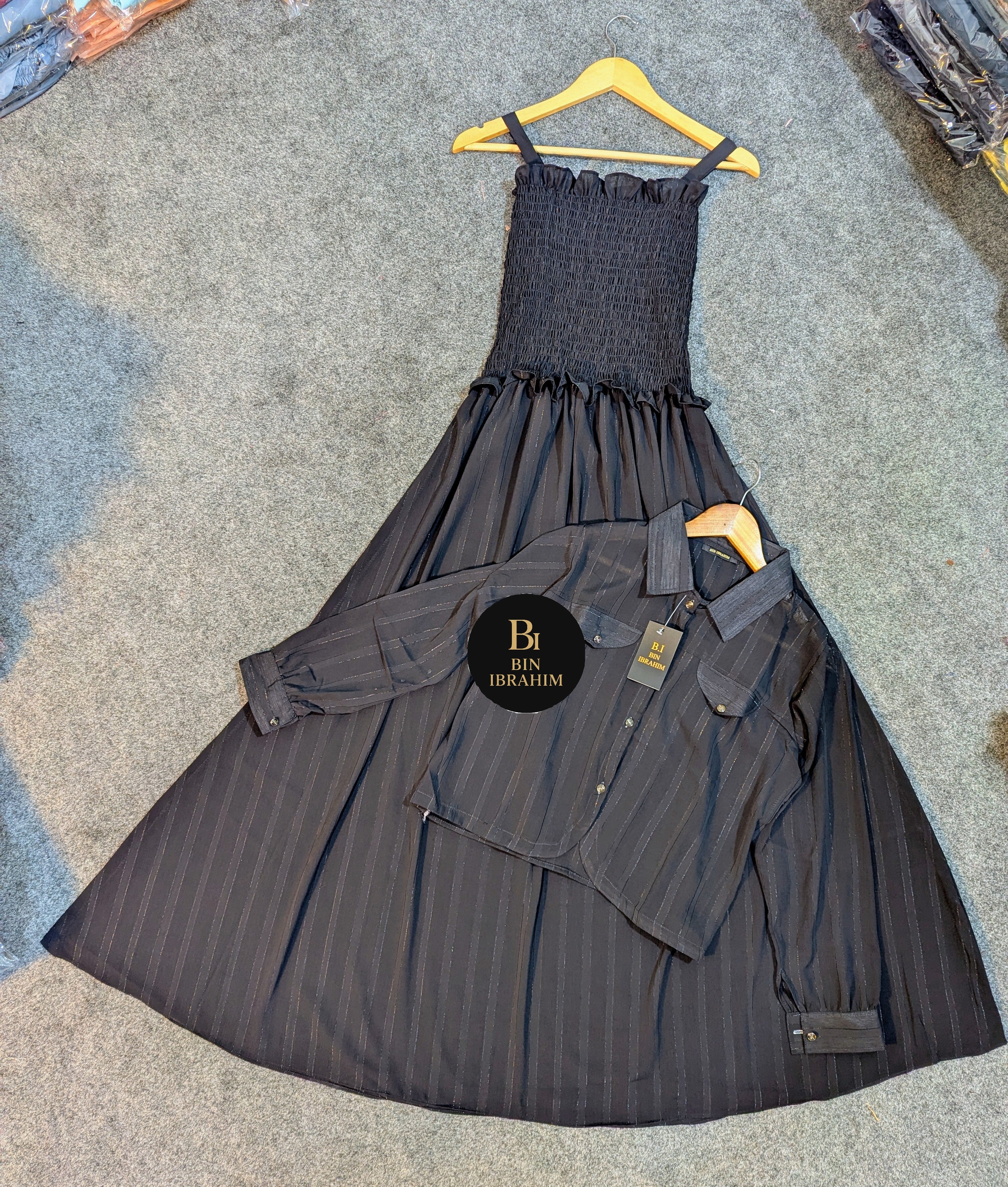 Smoking Jacket Maxi Line