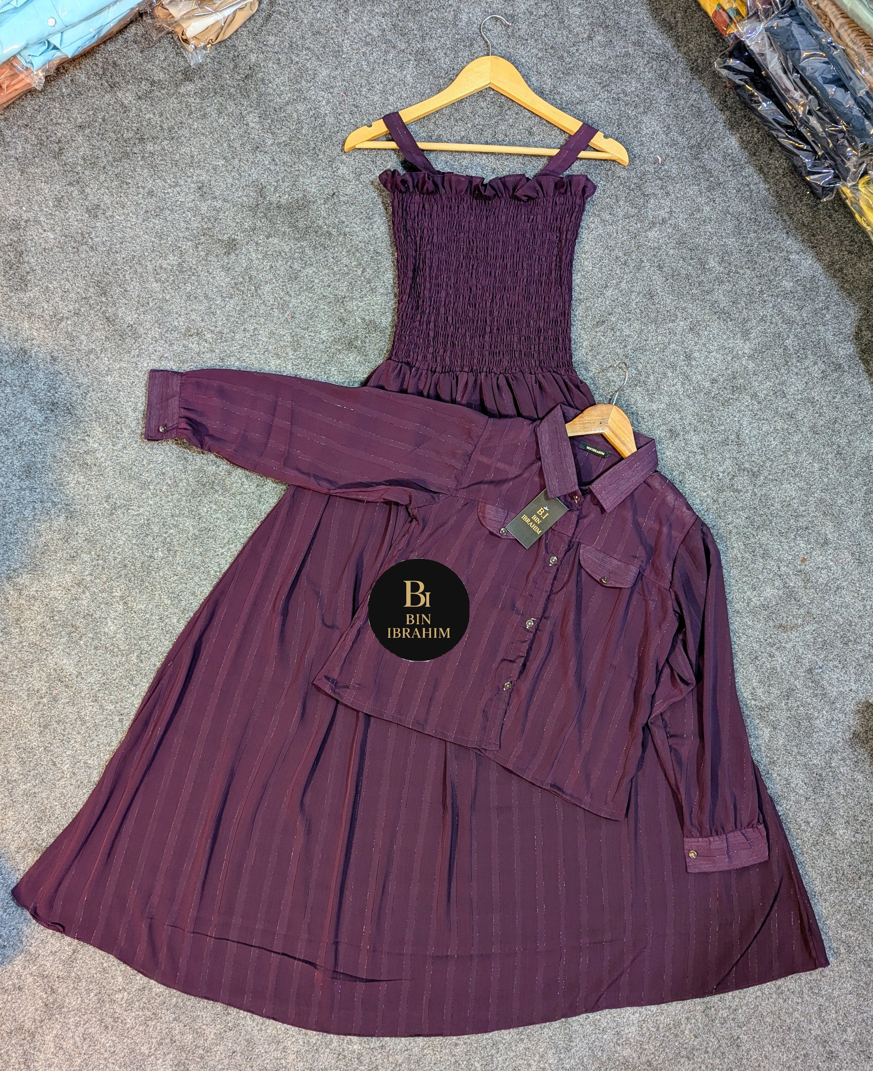 Smoking Jacket Maxi Line