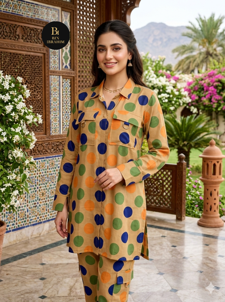 2PC Shirt Pocket & Cargo Trouser Set