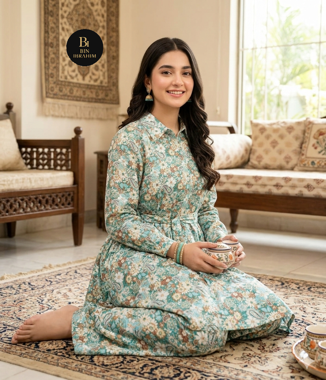 2-Piece Co-ord Set with Adjustable Waist Belt